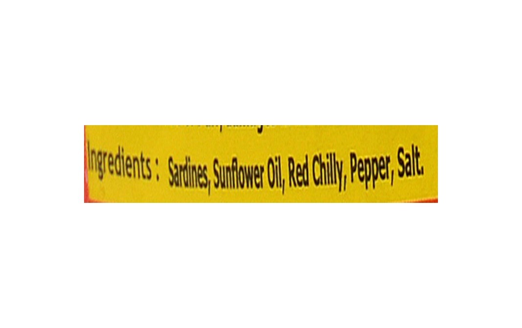 Oceans Secret Sardines in Oil With Red Chilly & Cracked Pepper   Tin  180 grams